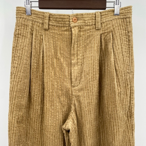 NWT Eddie Bauer Women's Size 14 Corduroy Pants High Rise Camel Vintage 90s - Picture 2 of 9